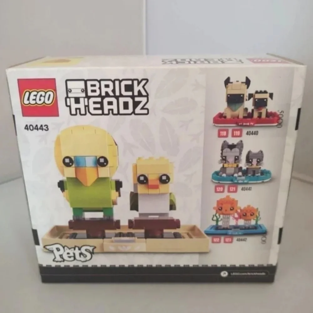 LEGO Brickheadz Chick & Budgie Pets 40443 NWT Building Toy Set